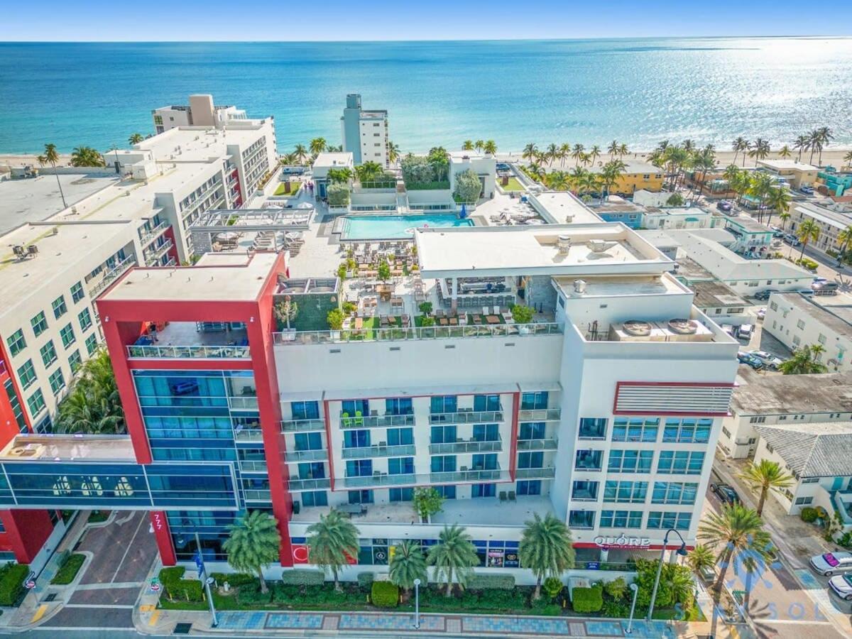 Rooftop Pool & Hot Tub - Gym - Hollywood Beach Luaran gambar