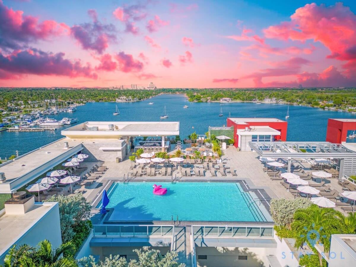Rooftop Pool & Hot Tub - Gym - Hollywood Beach Luaran gambar
