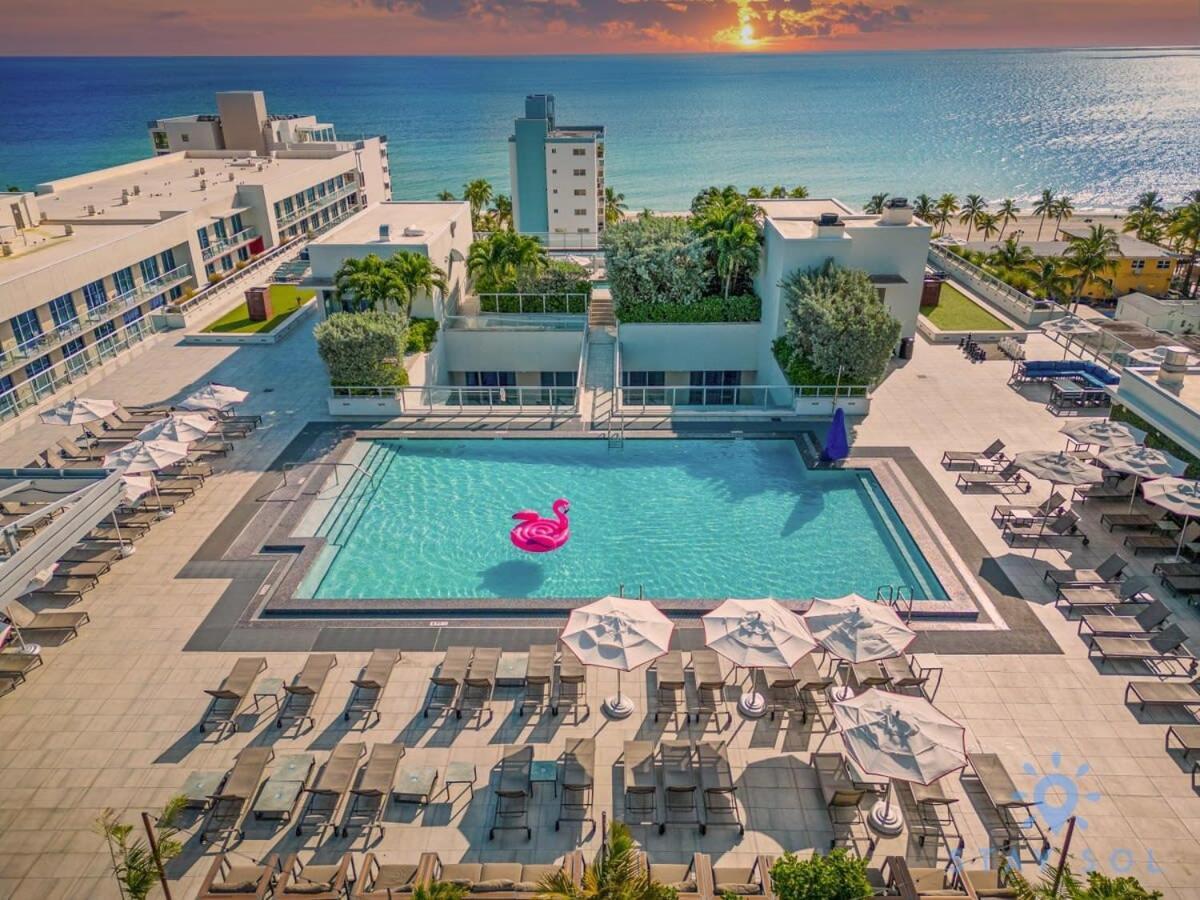 Rooftop Pool & Hot Tub - Gym - Hollywood Beach Luaran gambar