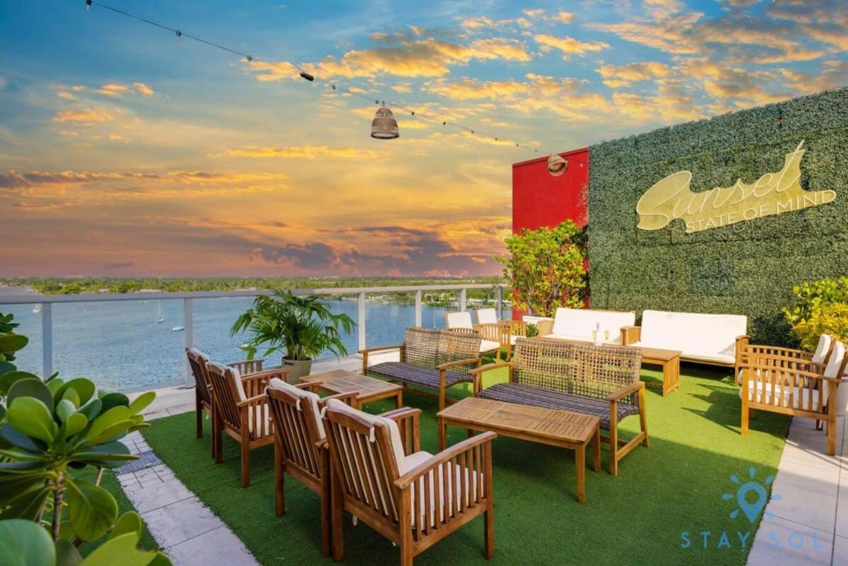 Rooftop Pool & Hot Tub - Gym - Hollywood Beach Luaran gambar