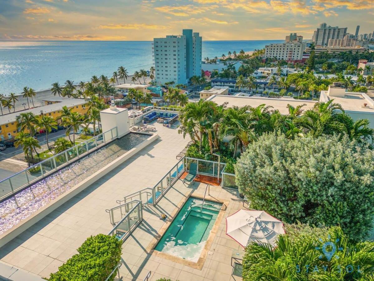 Rooftop Pool & Hot Tub - Gym - Hollywood Beach Luaran gambar