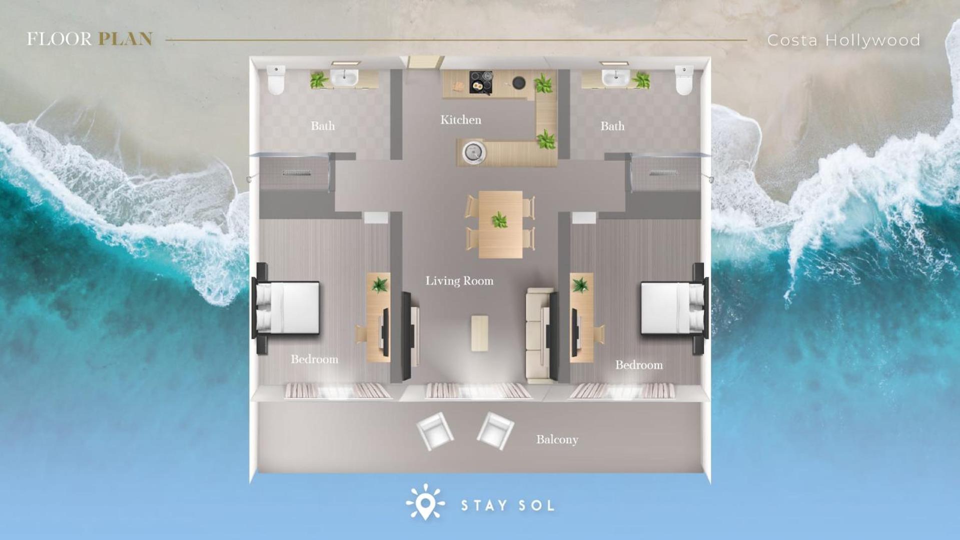 Rooftop Pool & Hot Tub - Gym - Hollywood Beach Luaran gambar